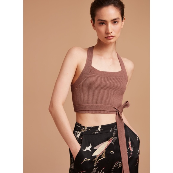 Aritzia Wilfred Cayenne Open Back Top - Picture 2 of 8